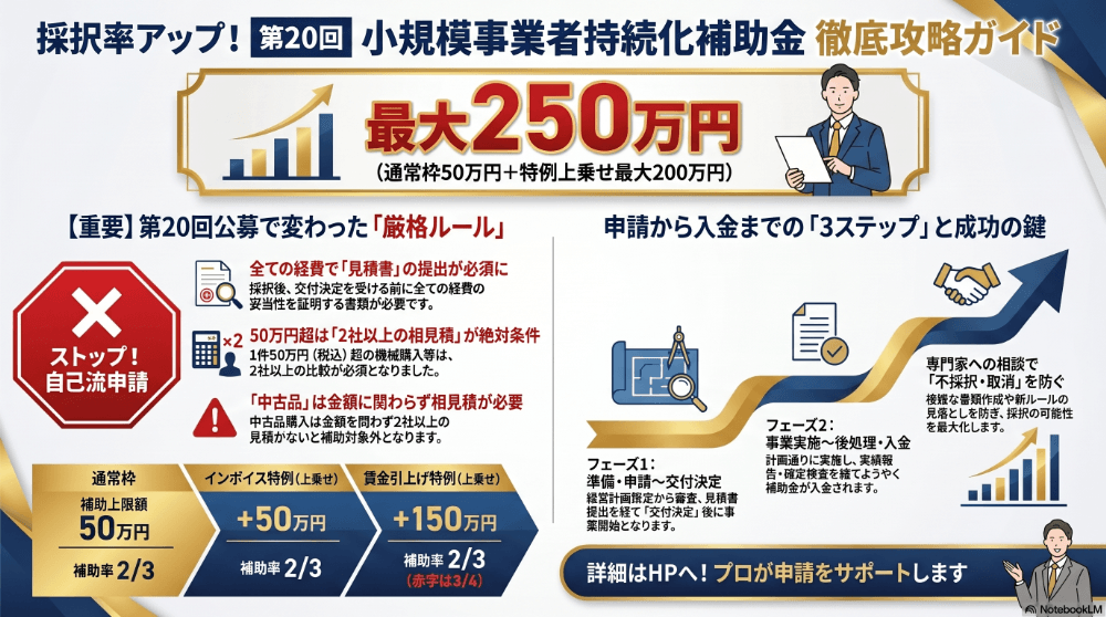 小規模事業者持続化補助金の申請から入金まで｜大田区・品川区の事業者向けに行政書士が解説