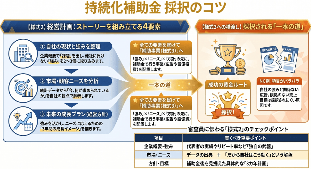 小規模事業者持続化補助金の経営計画の書き方｜企業概要・顧客ニーズ
